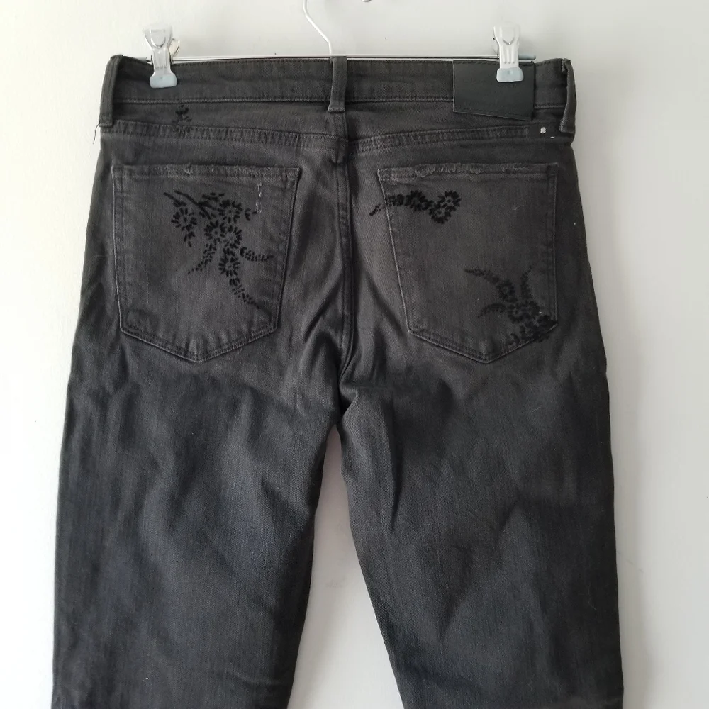 Lucky Brand Ava Skinny Velvet Flocking Jeans